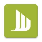 white plus android application logo